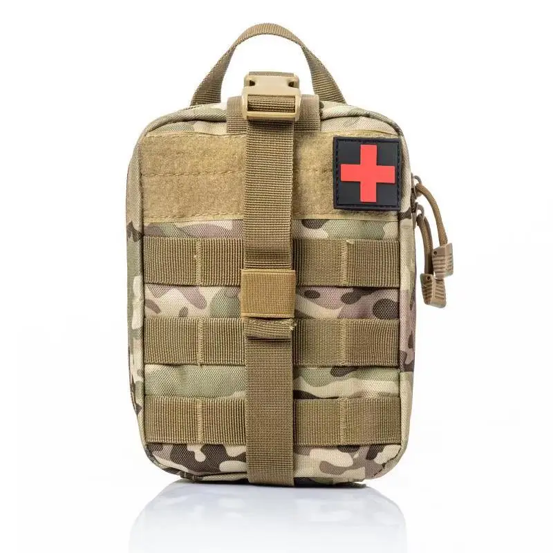 Tactical medical kit accessory kit accessory kit tactical waist bag camouflage multifunctional bag outdoor mountaineering lifesa