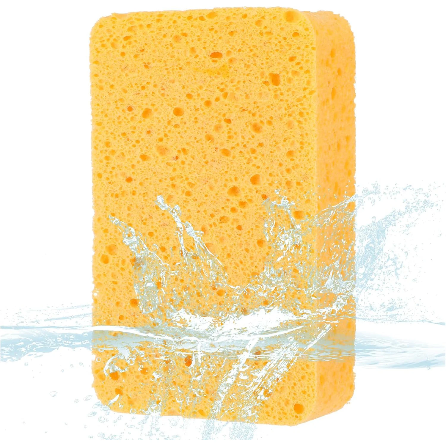 2/5/10/20pcs Large Natural Wood Pulp Sponges Dish Scrubber Pad Removing Rust Dish Washing Eco Friendly Kitchen Bathroom Car Wash