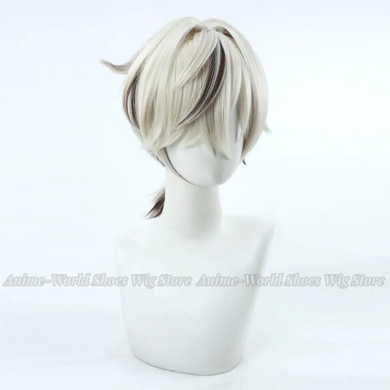 Arlan Cosplay Wig Game Honkai Star Rail Cosplay Wigs Men Heat Resistant Synthetic Halloween Party Role Play Prop