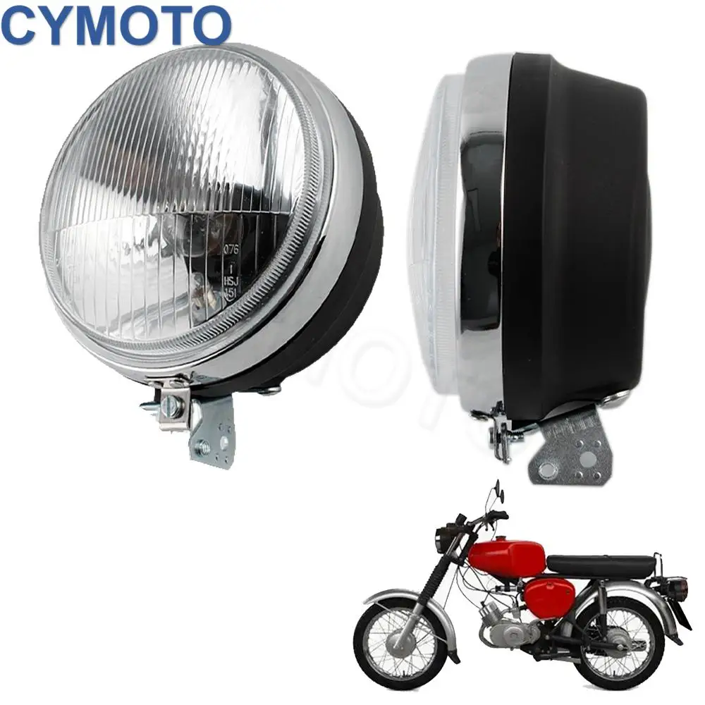 

Motorcycle Complete Round Headlight Front Light For Simson Headlamp S50 S51 S70 Motorrad Scheinwerfer Head Lamp Accessories