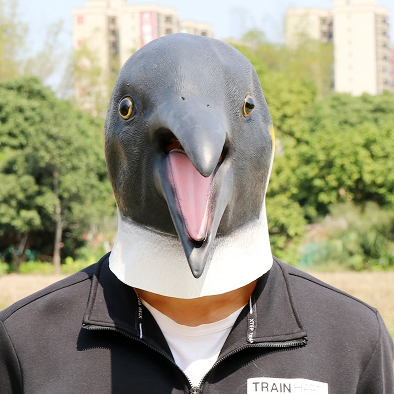 Penguin Mask - Halloween Latex Animal Full Head Mask Cosplay