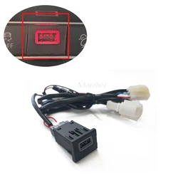For VW Multivan T6 Car fast charger Power QC3.0 USB Cigarette Interface Adapter mobile phone charger Socket