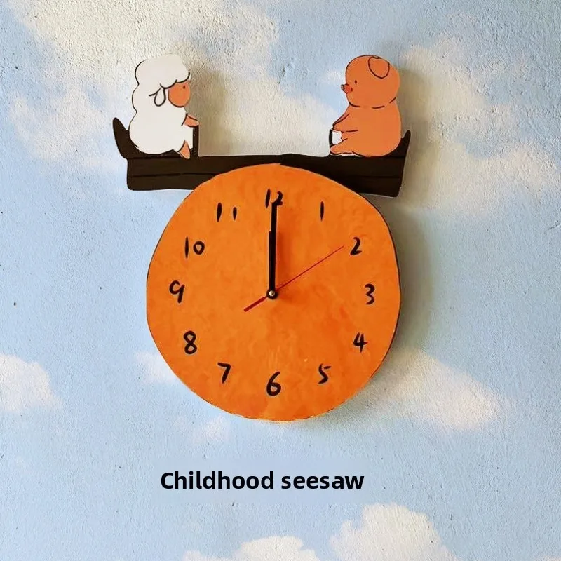 Creative Wall Clock Cartoon Bedroom Living Room  Decoration Fun Clocks Reloj De Pared Creativo Часы Настенные Relojes ساعة حائط