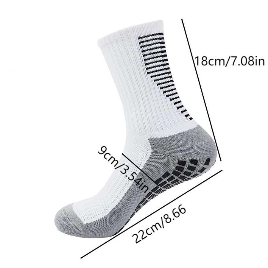 1 Pairs New Anti-slip Soccer Socks Men Women Outdoor Sport Grip Football Socks Cycling Running Basketball Socks