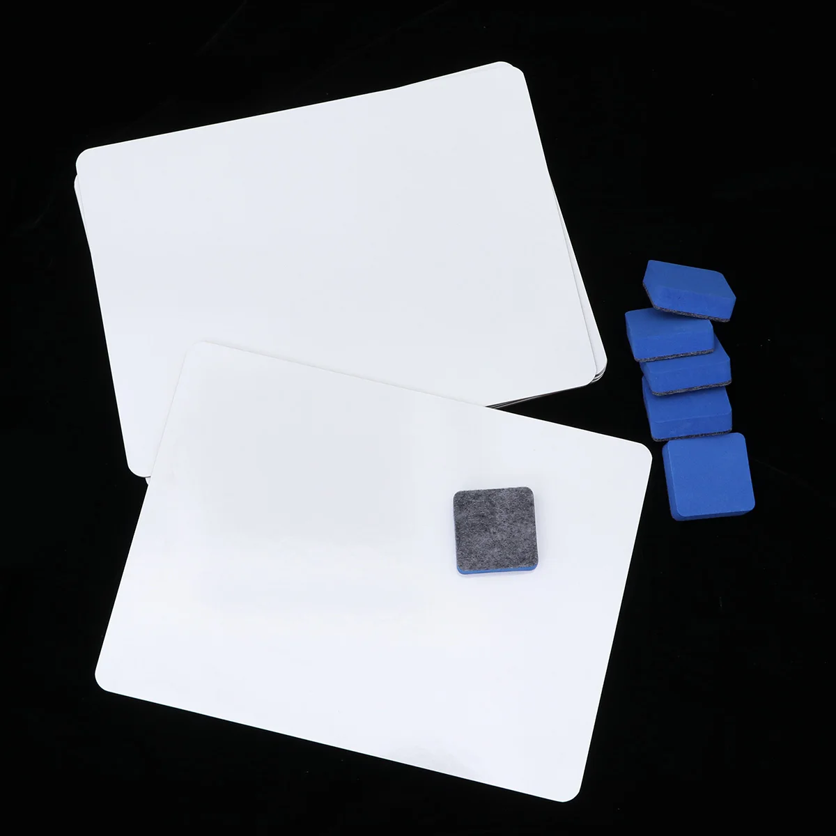 

6pcs Set Mini Portable Kids Office Message Board Doodle Decoration Whiteboard With Eraser Study Lightweight