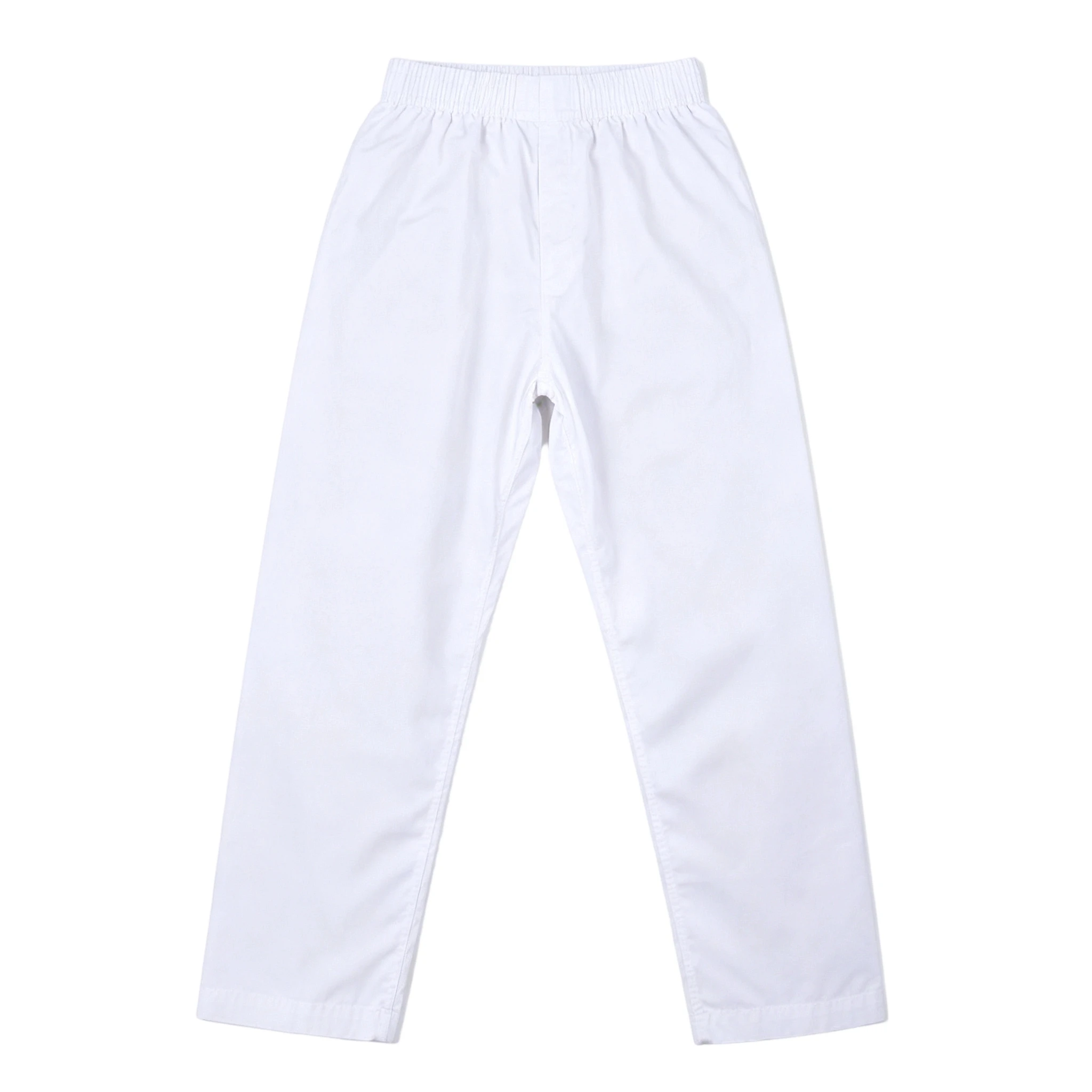 100-200 Universal Karate Clothes Karate Gi Pants for Men Women Kids Elastic Waist White Martial Arts Taekwondo Dojo Karate Pants
