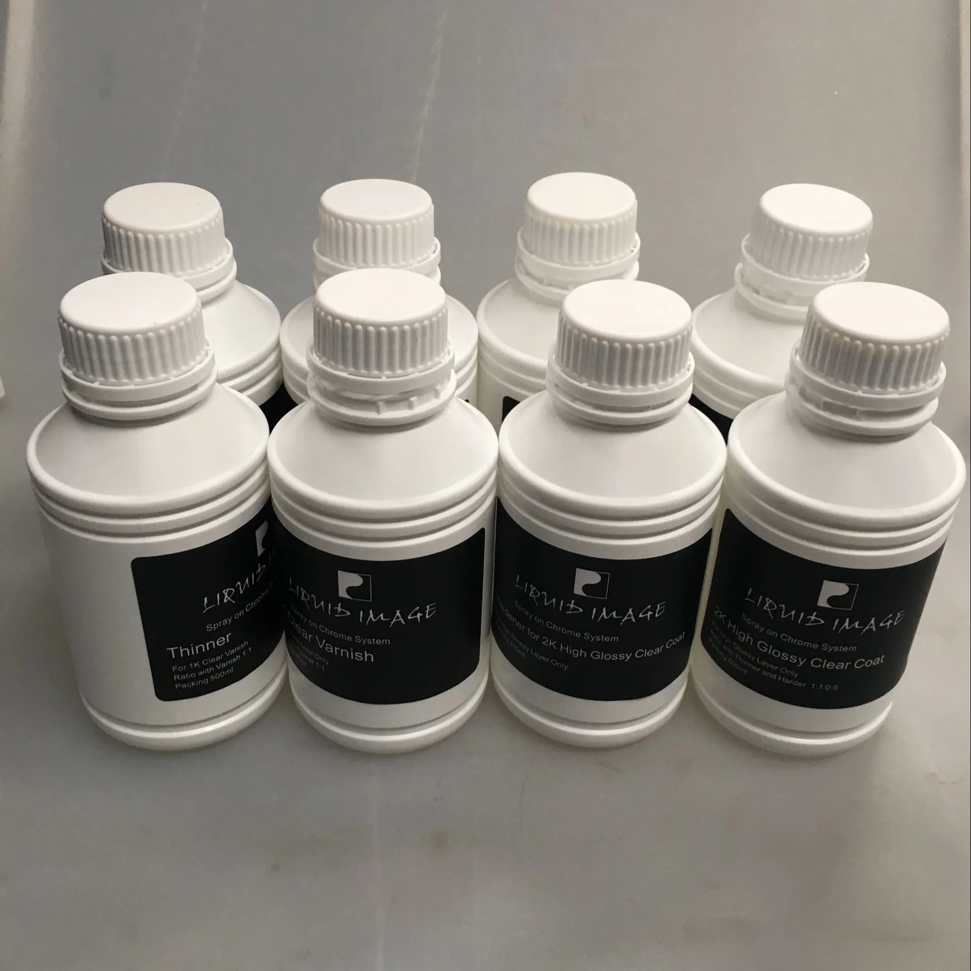 자동차 미러 골드 크롬 효과 스프레이 페인트, 나노 크롬 도금 프라이머 및 바니시