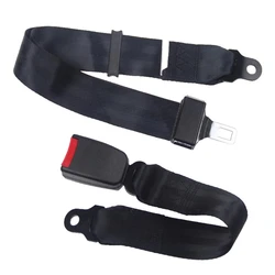 88-130CM High Quality Safety Two Point Adjustable Belt black Auto Extension Buckle Seat Belts Extender