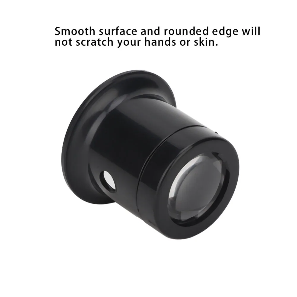 3pcs Professional 10X Magnification Watch Magnifying Glasses Plastic Jewelry Tool Set Watch Repair Loupe Detail Work