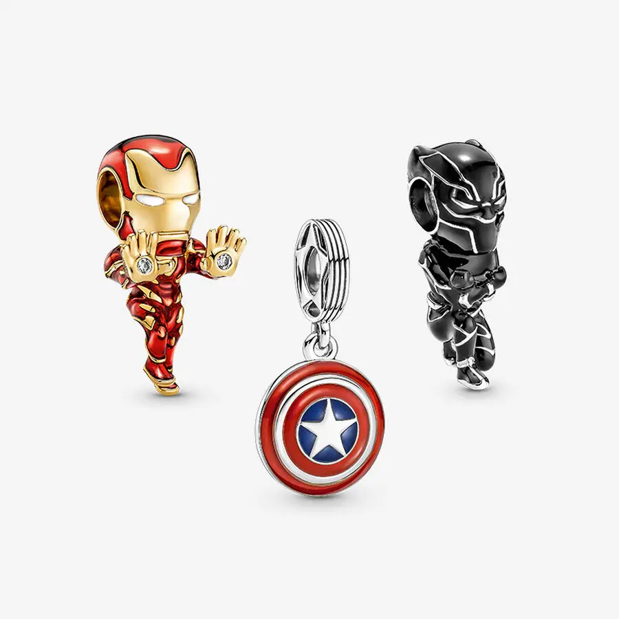 Fit Pandora Bracelets Hot Toys Marvel Alliance Jewelry Charms Beads Original Hot Women Bracelet DIY Gift