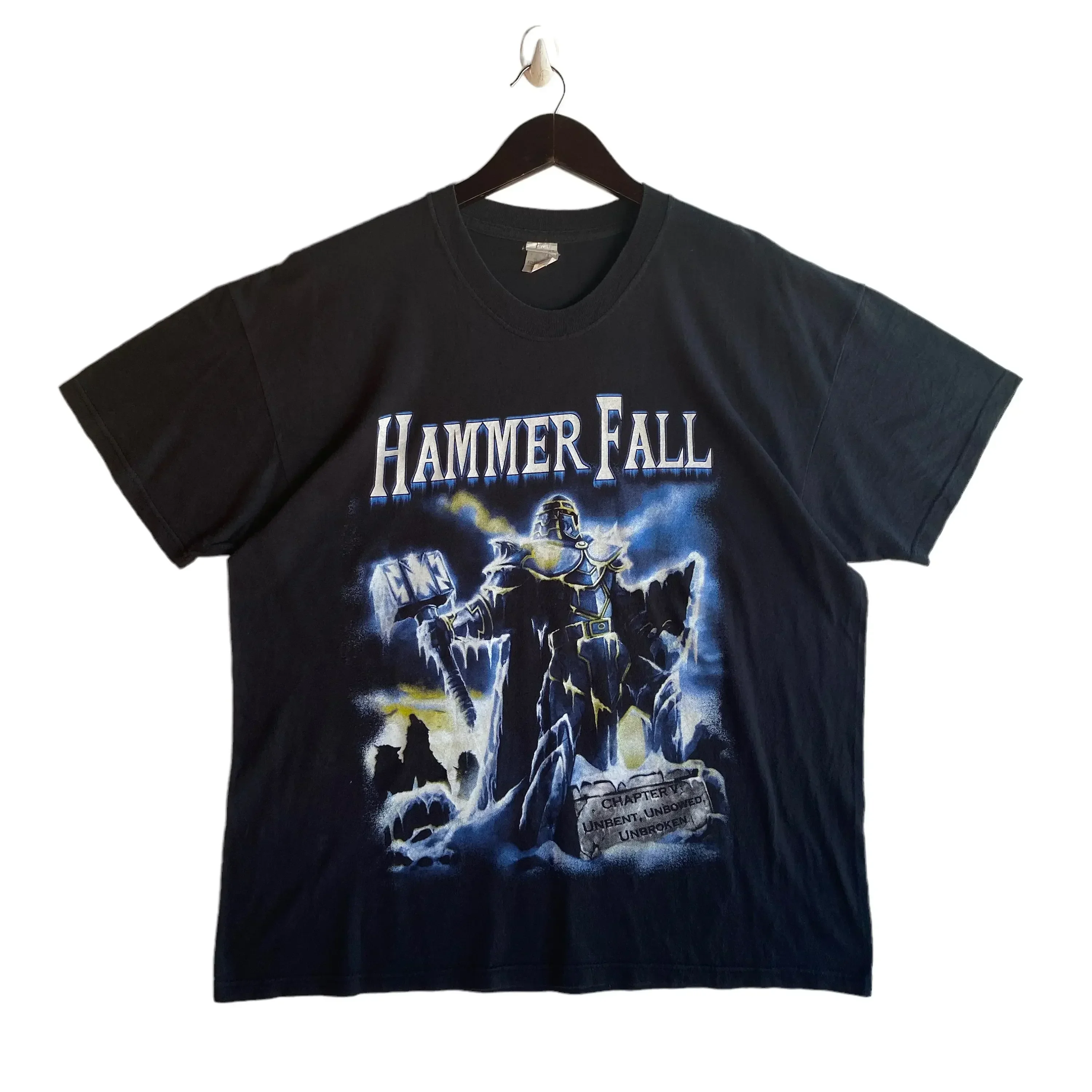 Hammerfall Power Metal Band Chapter V Album Tee Shirt