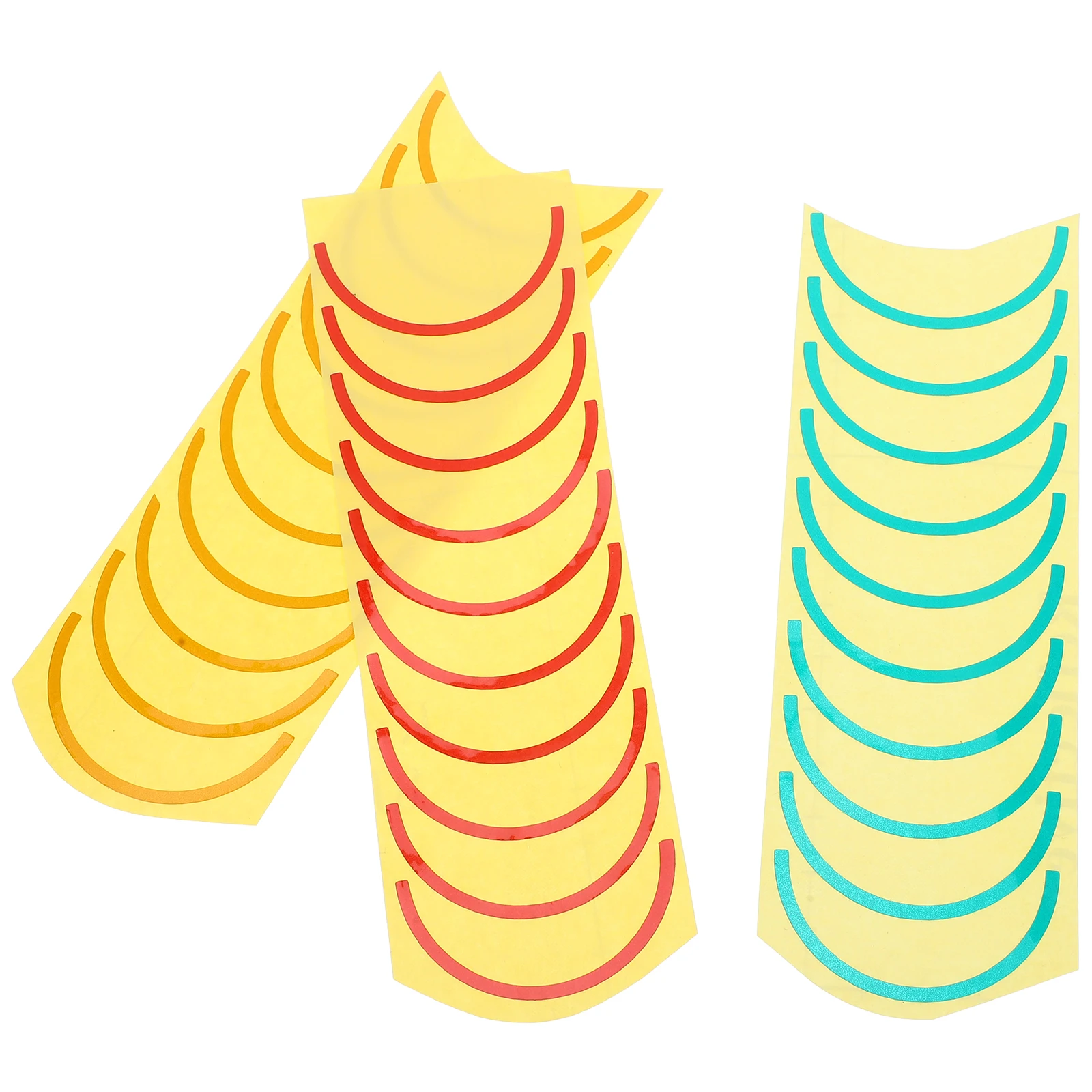 

3 Sheets Pressure Gauge Identification Sticker PVC Self-adhesive Air Label Decal Meter Indication Marker Instrument Panel