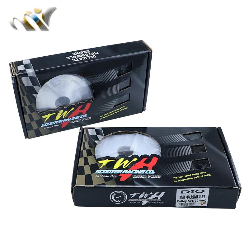 TWH Kit de variador de alto rendimiento, 89MM, 92MM con polea de accionamiento de pesos de rodillo para GY6, 50cc, 139QMB, 139QMA, DIO ZX, AF18, AF28, AF34