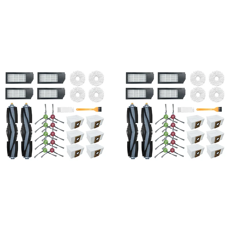 

BAAN-2X For Ecovacs Deebot X1 Omni / Turbo Dust Bag Main Brush Kit HEPA Filter Mop Cleaning Cloth Vacuum Cleaner Accessories