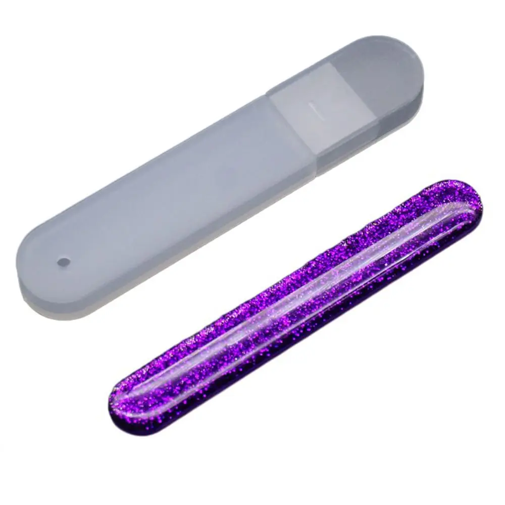 

Rough Surface Nano Glass Nail File Colorful Glitter Nail Polishing Strip Smoothing Durable Polishing Stick Manicure Tool