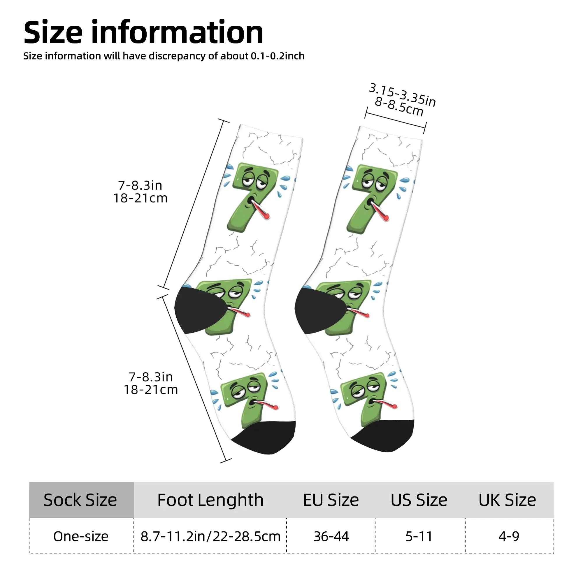 مضحك 67 مريض سبعة ميمي جوارب الرجال الجوارب الدافئة لينة Vintage الجوارب الخريف الدراجات مكافحة العرق الجرافيك الجوارب هدية عيد ميلاد