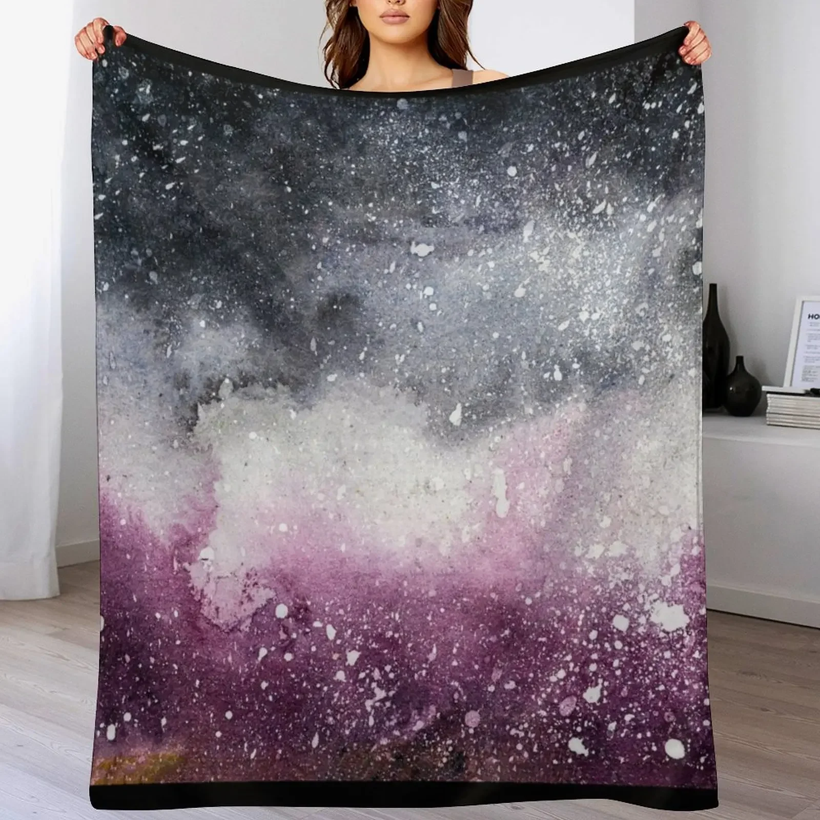 Ace Pride Galaxy Throw Blanket Durable Warm Blanket for Daily Home Use