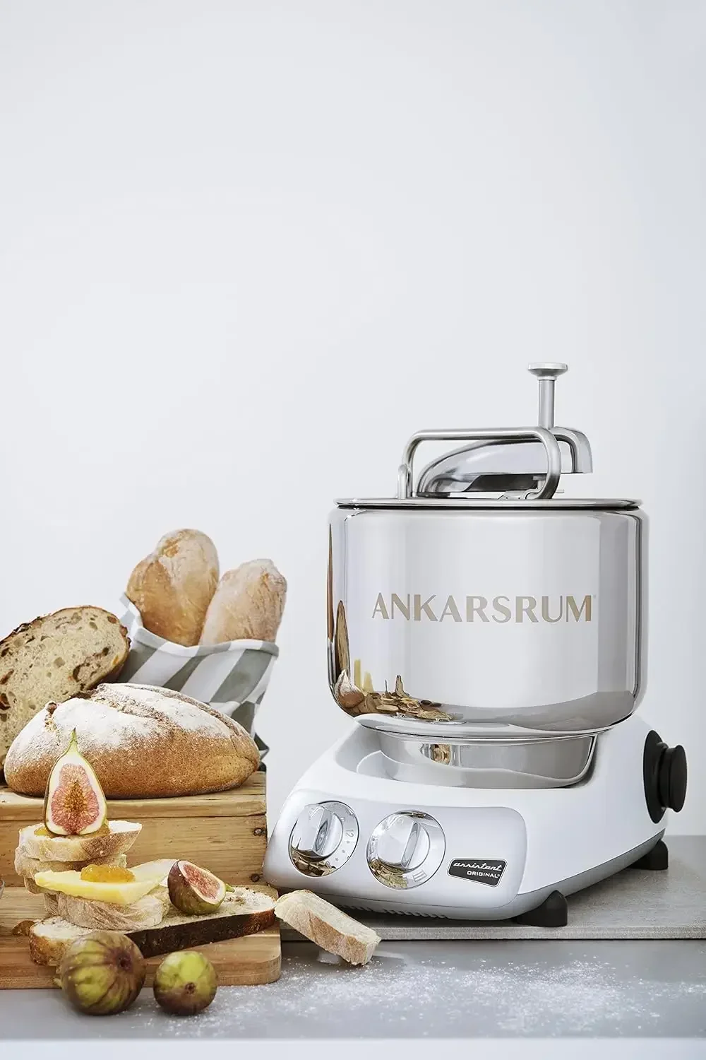 Ankarsrum Assistant Originele AKM 6230 elektrische keukenmixer, 7,4 liter (rood)