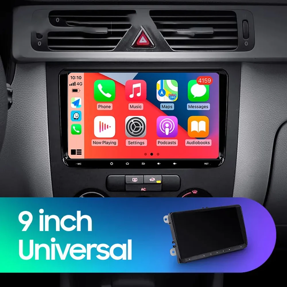 

Android 13 Car Multimedia player Car For VW Volkswagen Golf Polo skoda rapid octavia Radio Tiguan Passat Amarok GPS carplay+auto