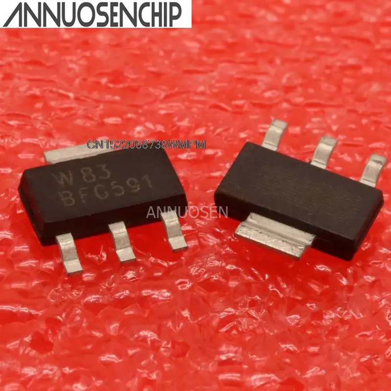 2PCS New and Original SOT223 TRANS NPN 15V 7GHZ SOT-223 BFG591