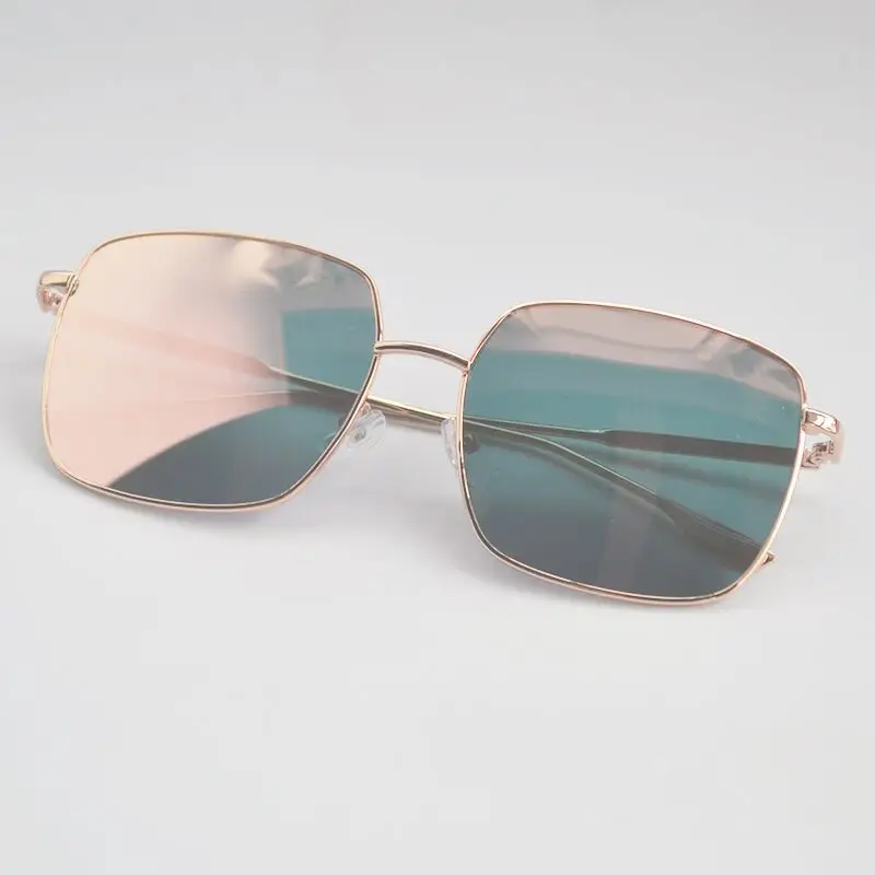 New  Women\'s Sunglasses 2024 Men Vintage Oversized Sun Glasses Female Fashion Unisex Eyeglasses Metal Frame gafas de sol UV400
