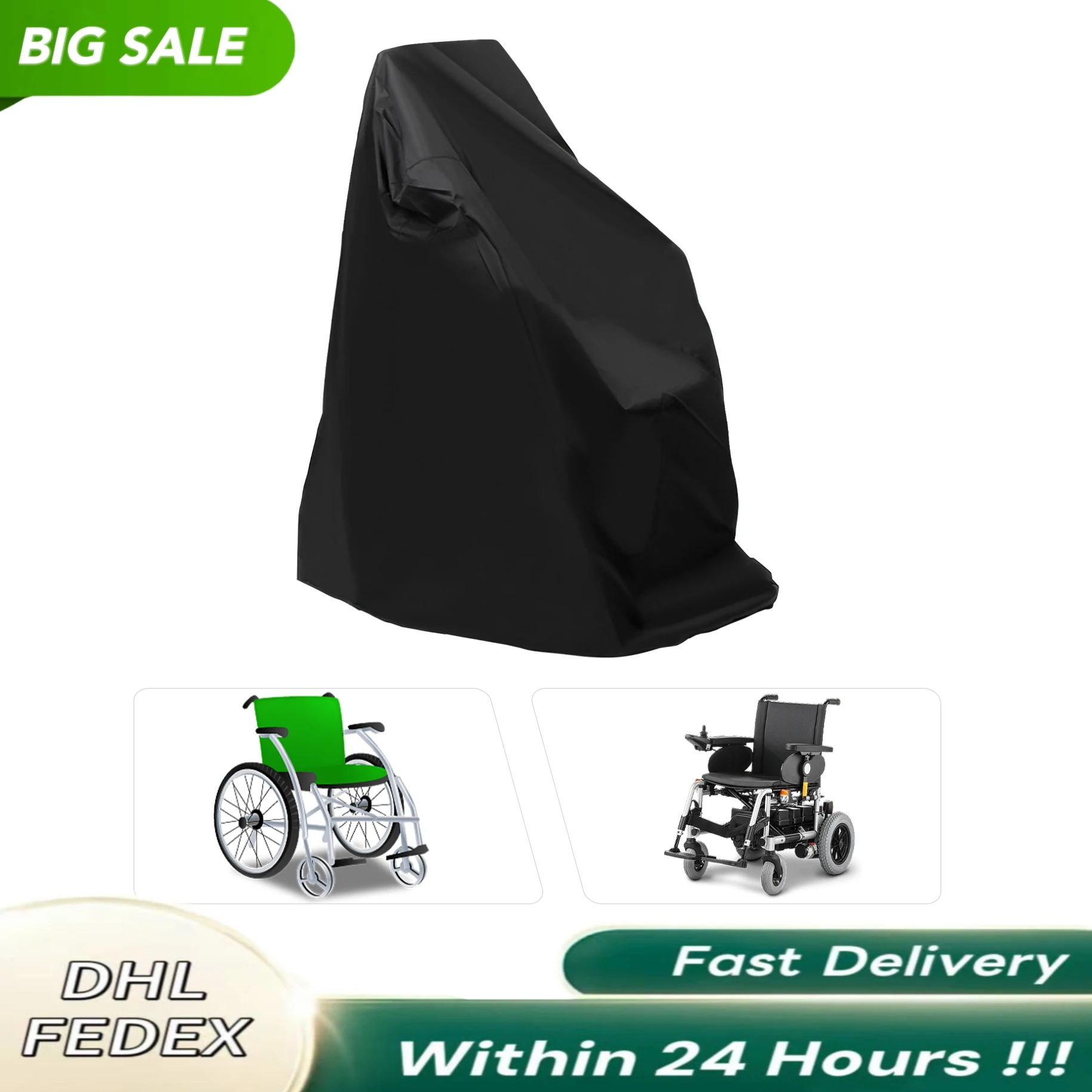 

Прочный чехол для инвалидной коляски из ткани Оксфорд 210D, водонепроницаемый, ветрозащитный, устойчивый к ультрафиолетовому излучению, пылезащитный, портативный, легко чистится, идеальный подарок