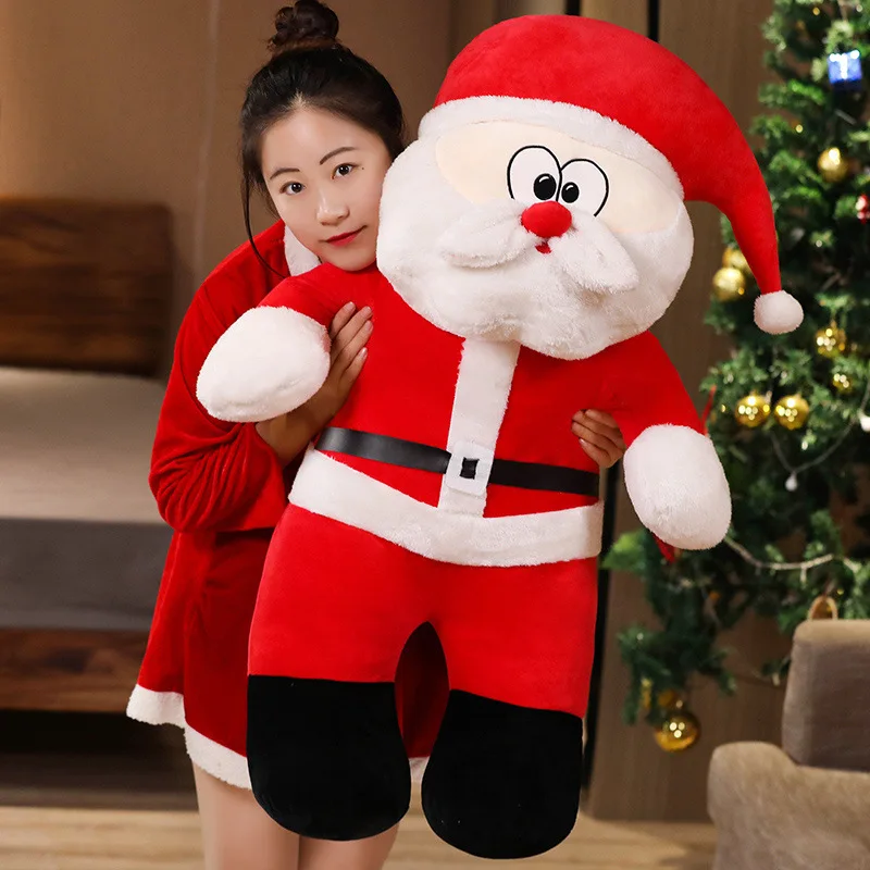 

Cute Christmas Series Santa Claus Plush Toys Stuffed Soft Plushie Christmas Tree Pillow Toys for Kids Girls Xmas Gift Decor