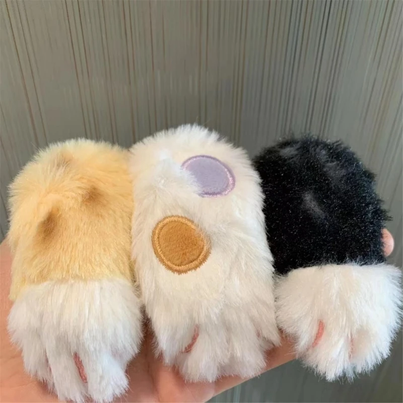 Girls Hair Clip Paws Women Kid Hairgrips Cats Claw Headdress Barrettes Furry Paws Sweet 2000s Girls Hairpins