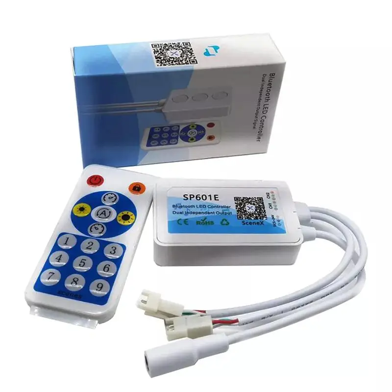 50leds WS2811 IC RGB Pixel LED Module Light Full Color IP68,5V6A led power Supply Adapter,SP601E Pixels RGB led strip Controller