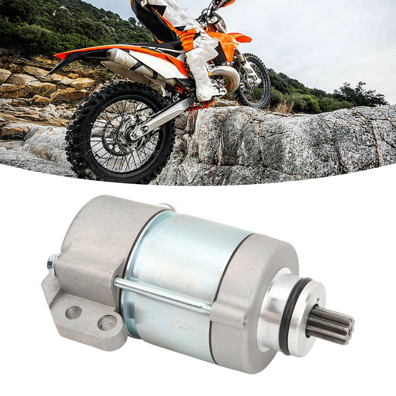 

55140001100 12V Strong Strength Metal Weatherproof Fine Workmanship Starter Motor Assembly for 200 EXC 250 EXC 300 EXC 250 R