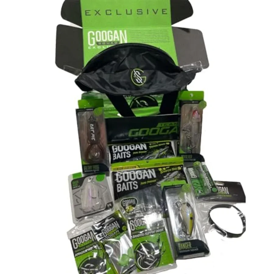 مجموعة طُعم صيد السمك GOOGAN Squad Mondo Kit Bigguns XL Premium Bass مصممة خصيصًا للباس الكبير في الغطاء الثقيل وتطبيق المياه العميقة