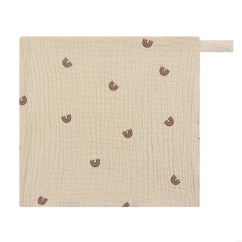 

97BE 5pcs/set Baby Saliva Towel Soft Absorbent Gauze Cotton Baby Burp Cloth Washcloth