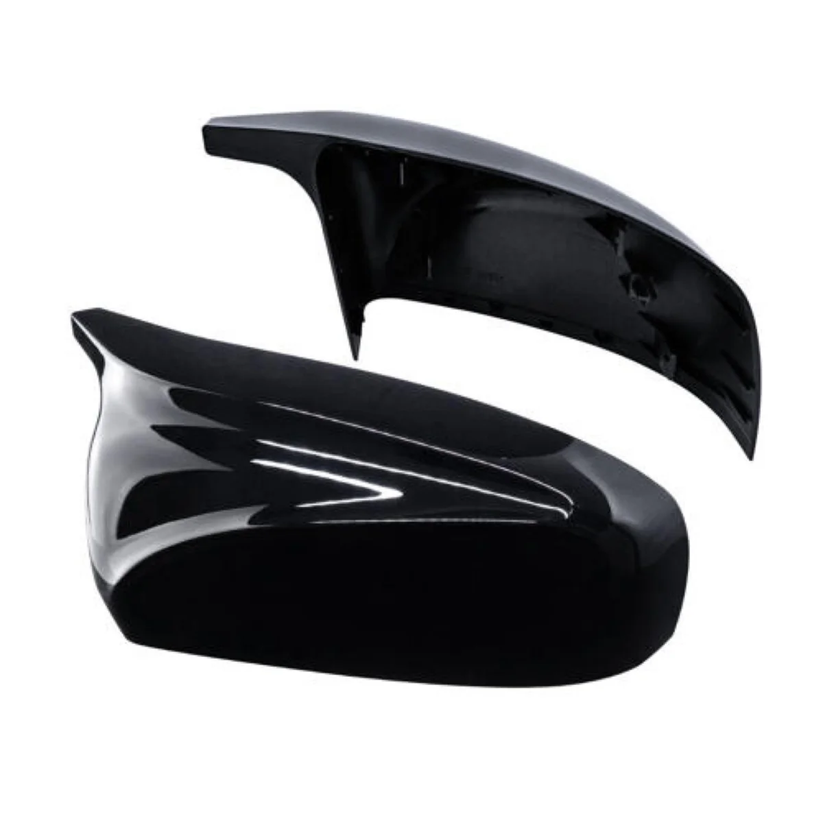 For BMW X5 E70 X6 E71 2007-13 Side Wing Mirror Cover Caps Gloss Black