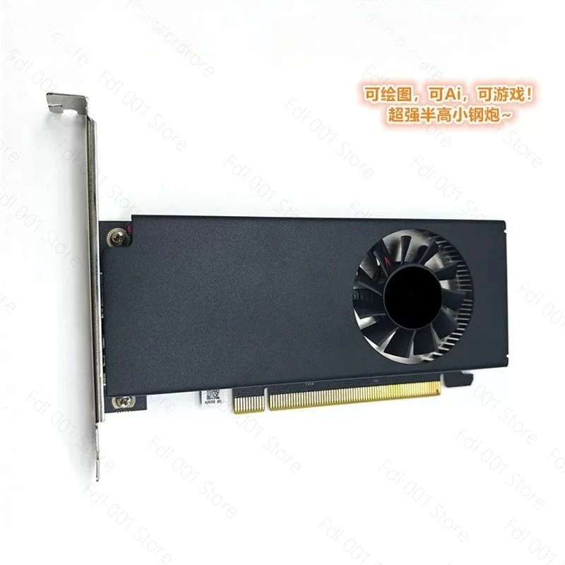 8G Graphics Card Single Slot Half Height Knife Card Support E-sports Design Rendering Small Chassis