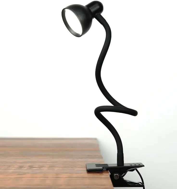 

Clip-on Reading Light with 3 Color Modes, 10 Dimmable Brightness, Flexible Gooseneck for Bed, Desk, and Computer Use