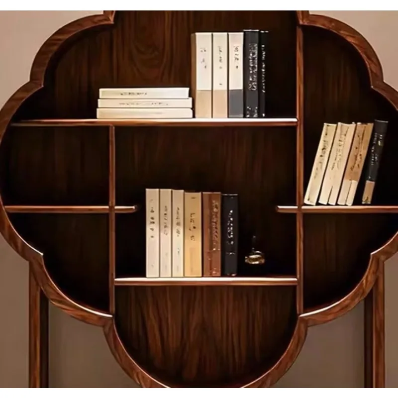 Walnut Bogu rack, Song-style aesthetic rack, tea cabinet display rack 50x1600mm