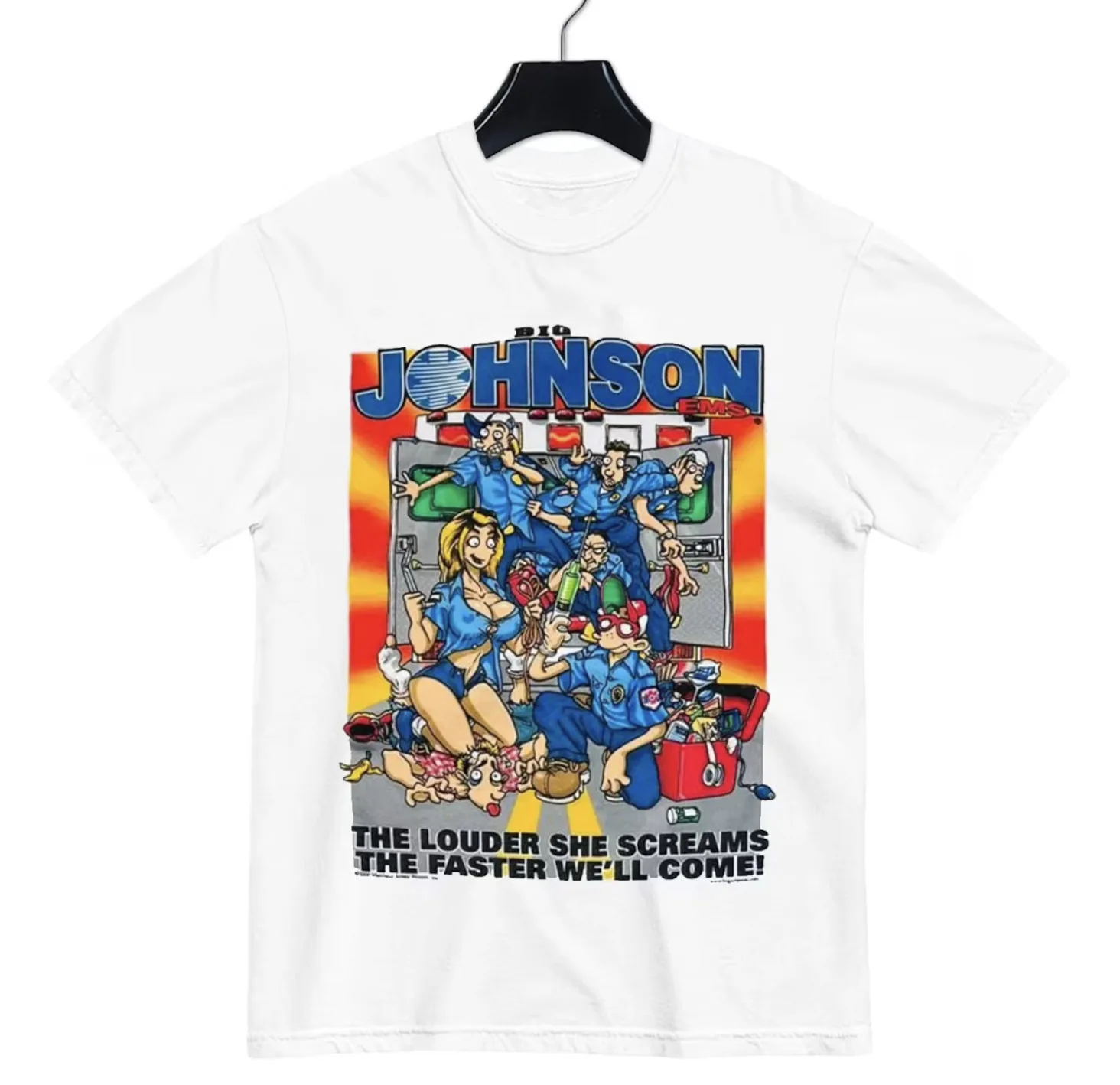 Vintage Big Johnson The Louder She Creams Unisex T-Shirt