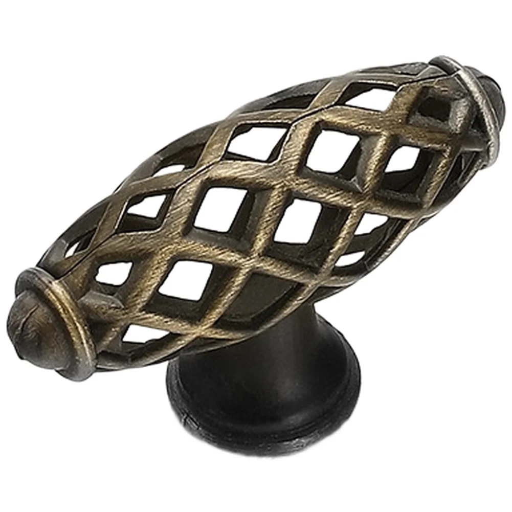 

2pcs Zinc Alloy Birdcage Cabinet Knobs for Wardrobe Kitchen Drawers Cabinets Decorative Drawer Pulls 6 12 15cm