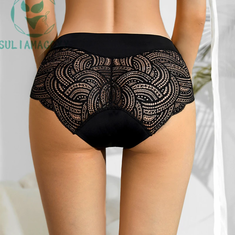 Calça de renda espessa de quatro camadas para mulheres, design de cintura alta, patchwork, tamanhos mais, 3 peças