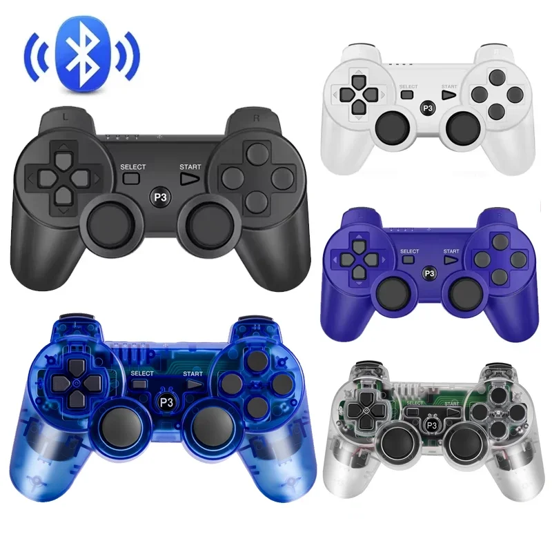 وحدة تحكم لاسلكية متوافقة مع البلوتوث للوحة ألعاب PS3 لعصا التحكم لملحقات PlayStation 3 وحدة تحكم ألعاب USB PC