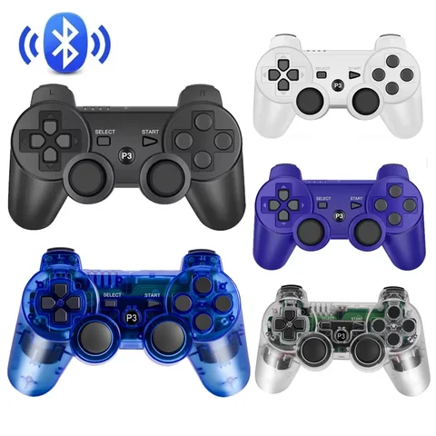Manette de jeu sans fil Bluetooth, Joystick pour PS3, accessoires de contrôle PlayStation 3, contrôleur de jeu USB pour PC