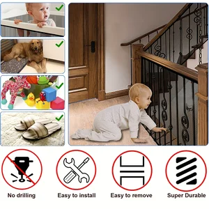 Baby -Tor für Treppen, Geländerwache für Kinder, Haustiere, Netzschutznetz für Balkon auf der Bahnstreppe, Treppennetz für Innen- und Außenbereiche 8 Hauptverkaufssicherheit Portao - №2