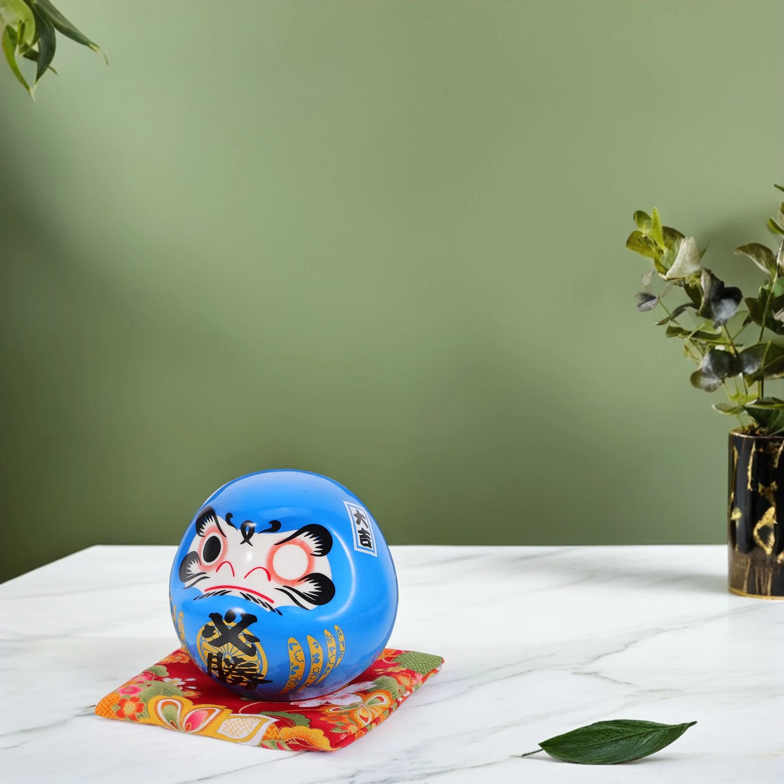 

New Year Tabletop Decoration Home Decor Japanese Ceramics Figurines Home Decor Car Dashboard Fortune