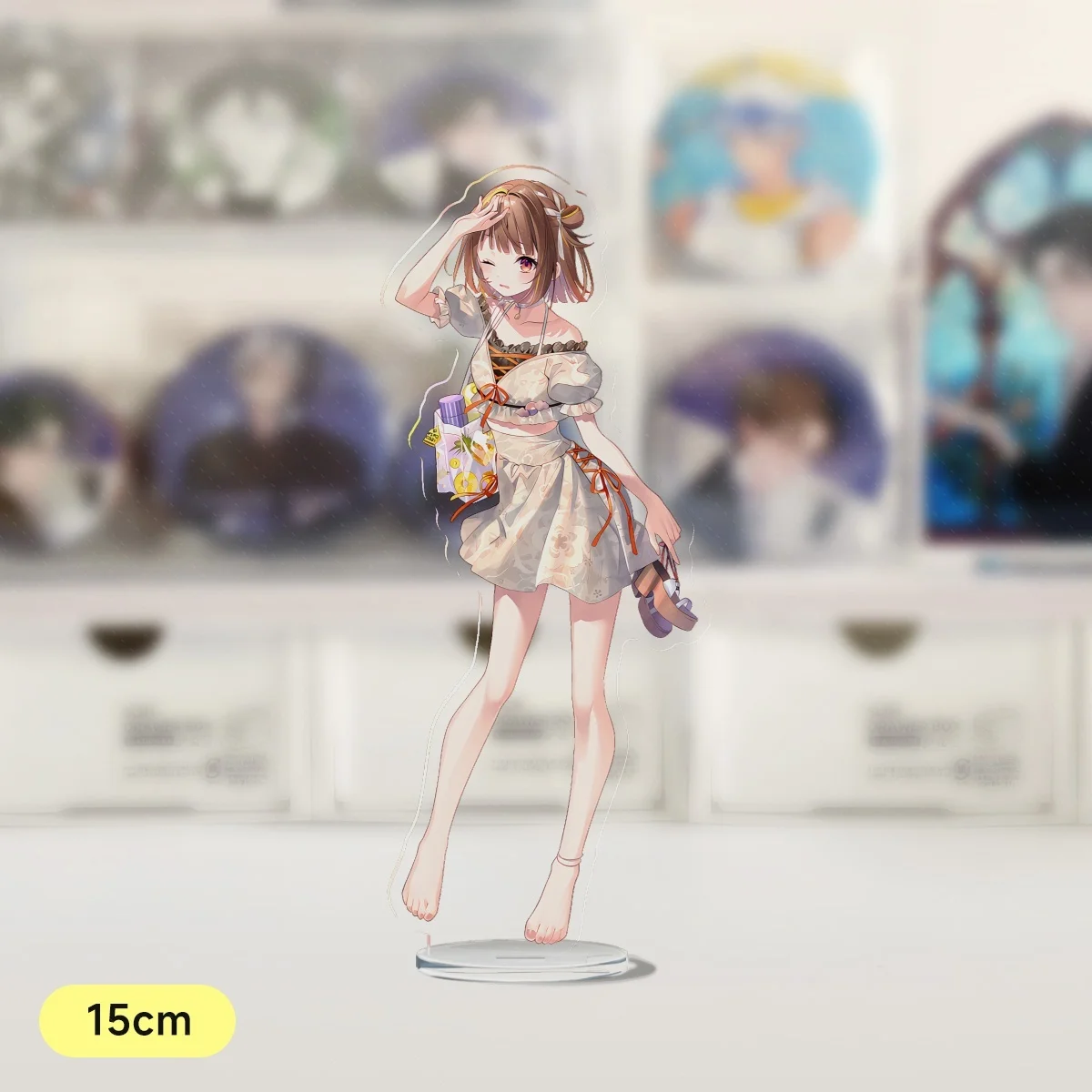 2024 Anime Hololive Acrylic Figure Stand Kirara Hoshi Love Mogami Model Desk Decor For Friend Gift