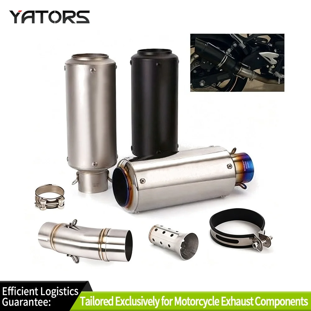 

Exhaust Systems For Kawasaki Z400 Ninja 400 250 2017-2022 Slip On Muffler Exhaust Mid Link Pipe Exhausts Pipes