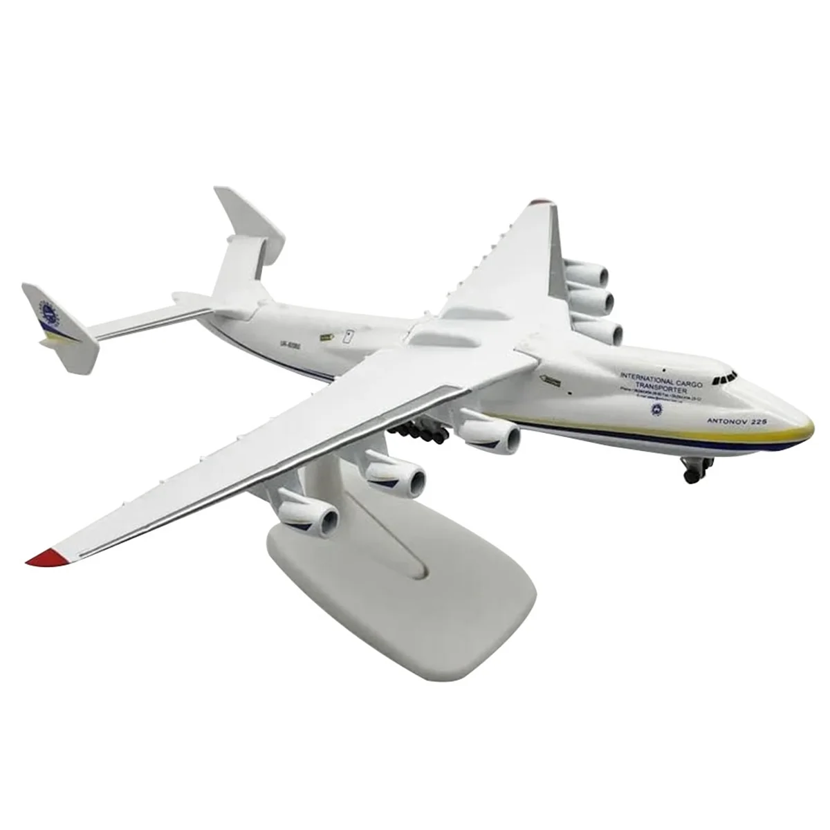 Metal Alloy Antonov An-225 Mriya Airplane Model 1/400 Scale Replica Model Airplane Toy for Collection