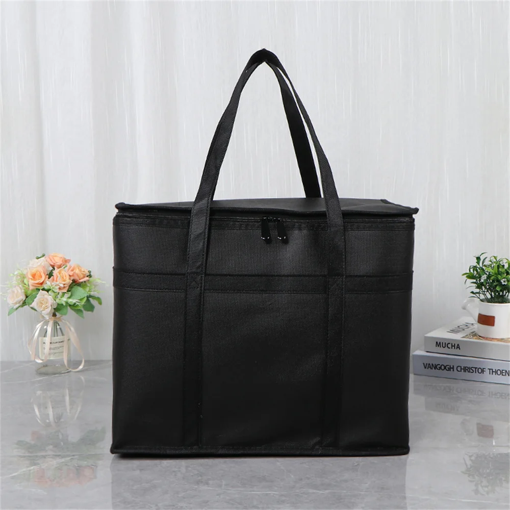 

Food Thermal Bag Fashionable Portable Insulated Lunch Bag Tote Cooler Bag Practical For Picnic Outdoor Camping Family Picnic