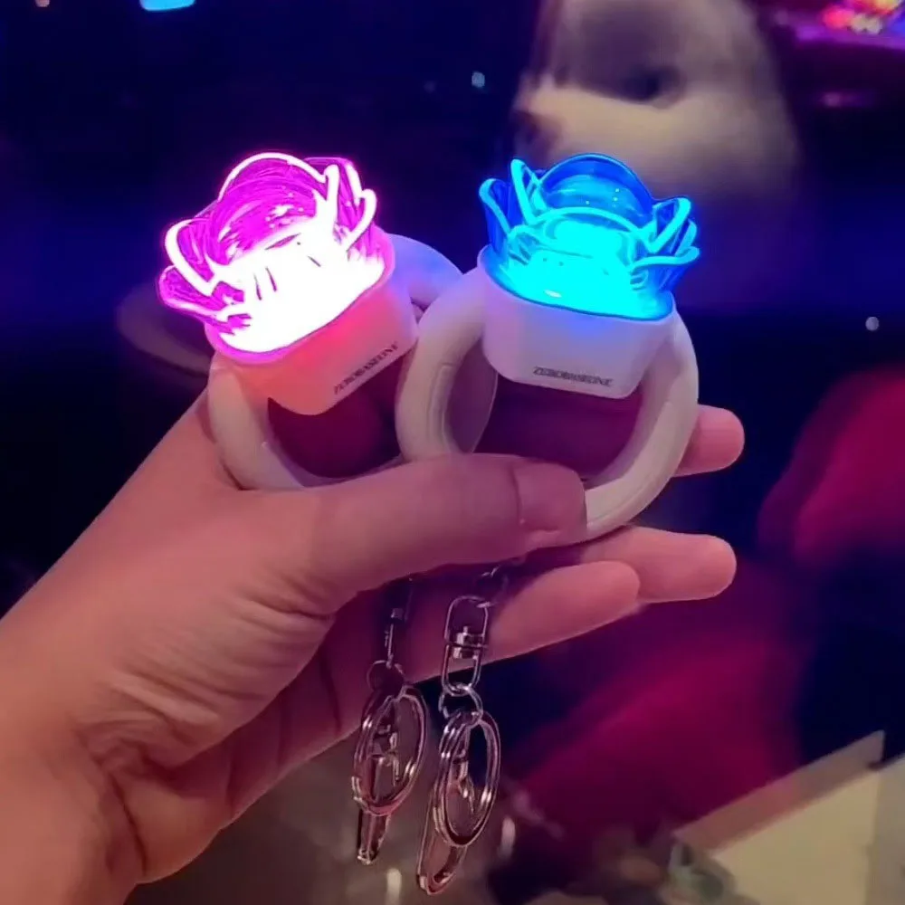 

Kpop ZEROBASEONE Glow Stick Ring Shape Lightstick ZB1 Keychain RICKY ZHANGHAO HANBIN MATTEW GUNWOOK Fans Support Bag Accessories