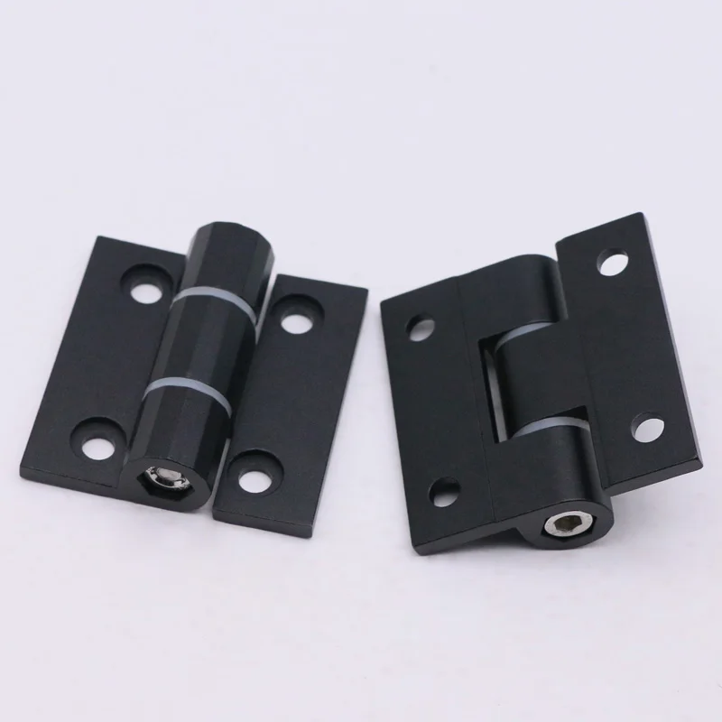 Aluminum Alloy Damping One Segment Force Hinge Torque Fixed Type  Adjustable Industrial Hinge Adjustable Arbitrary Stop Hinge