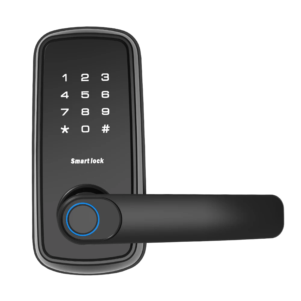 High quality smart door lock with WiFi smart digital door lock that can be unlocked with fingerprint card password